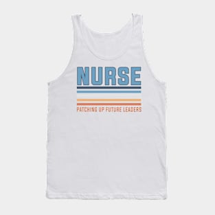 Nurse Patching Up Future Leaders Future Nurses School Tank Top